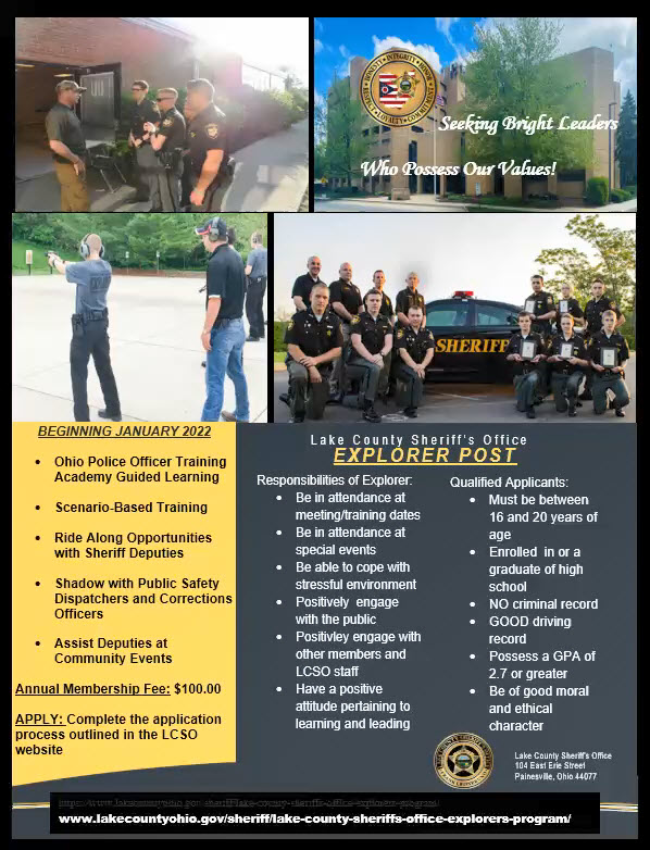 Lake County Sheriff's Office Explorers Program - Sheriff